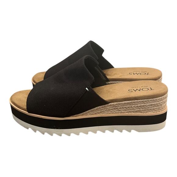Toms Diana Mule Wedge Sandal Size 11 - Picture 3 of 10